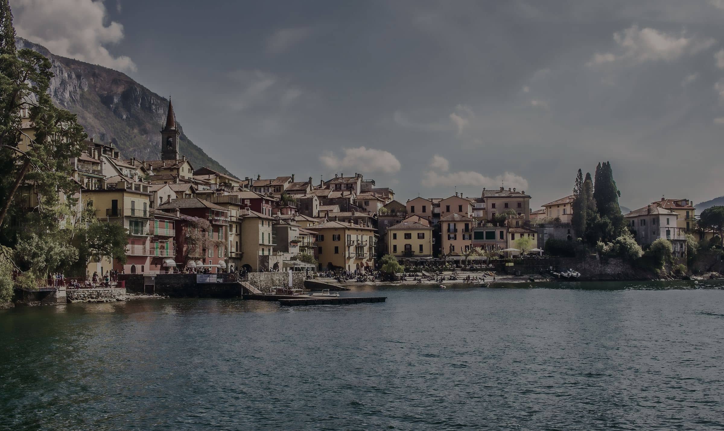 Varenna on the eastern shore of Lake Como